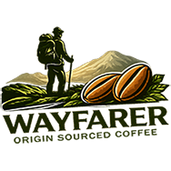 Wayfarer cafe Logo world origin sourced coffee